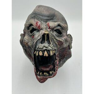 Easter Unlimited Gray Undead Skeleton Zombie Head Halloween Mask 2012 Fun World